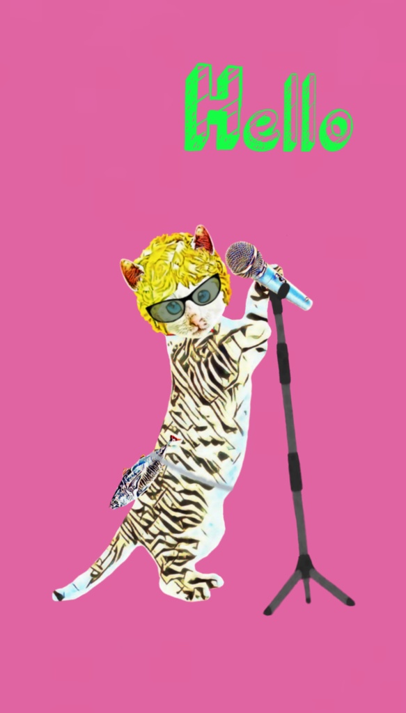 【iPhoneケース】Rock cat
