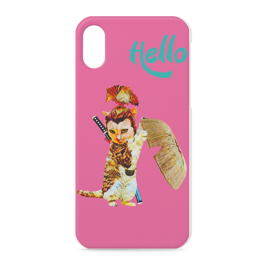 【iPhoneケース】SAMURAI CAT