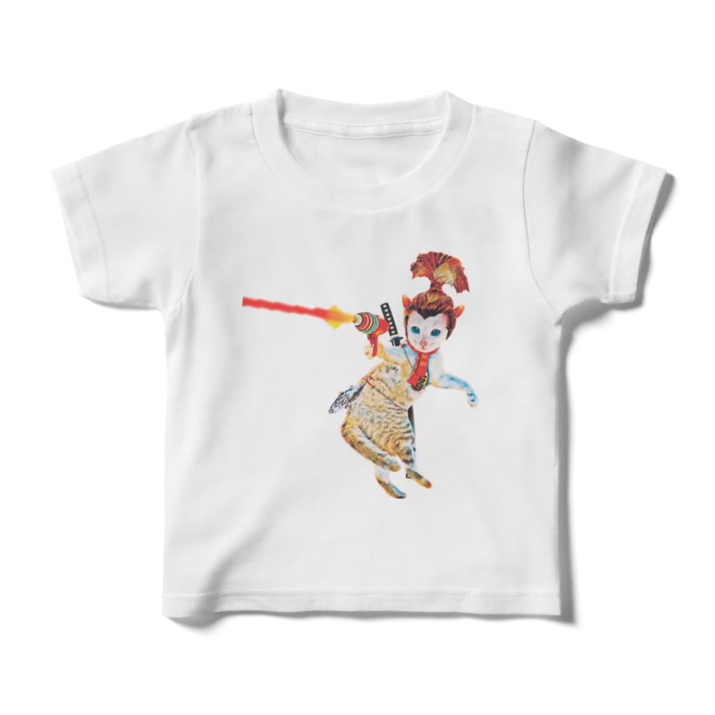 【キッズTシャツ】NINJA CAT レザー