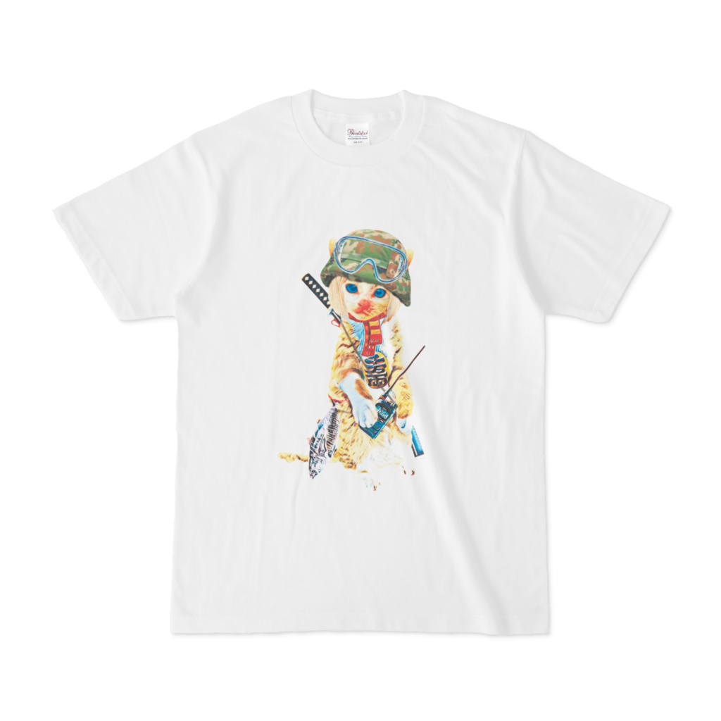 【Tシャツ】  チビCAT 隊長