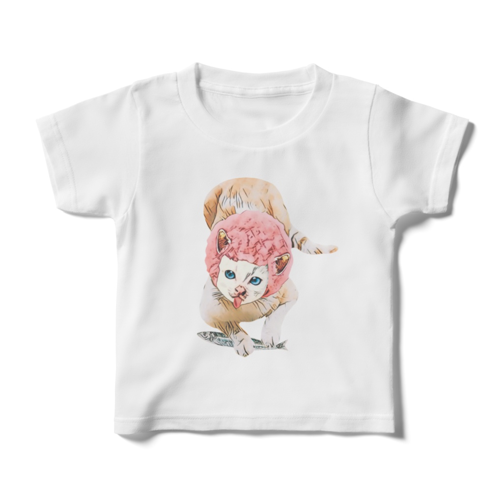 【キッズTシャツ】アフロCAT
