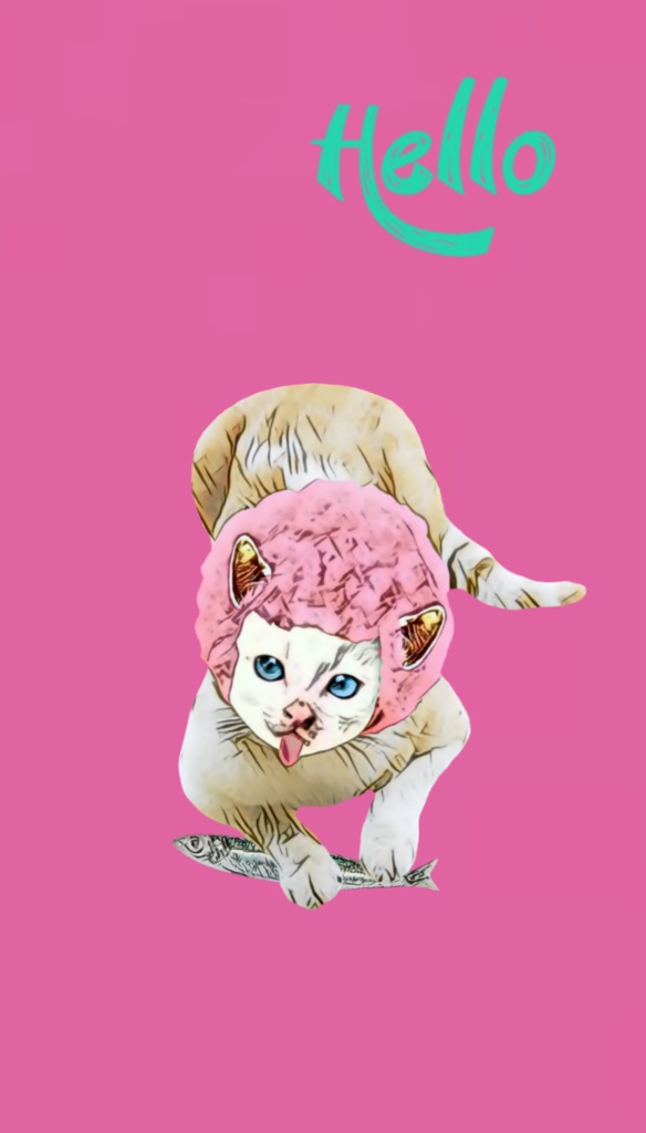 【iPhoneケース】アフロ CAT