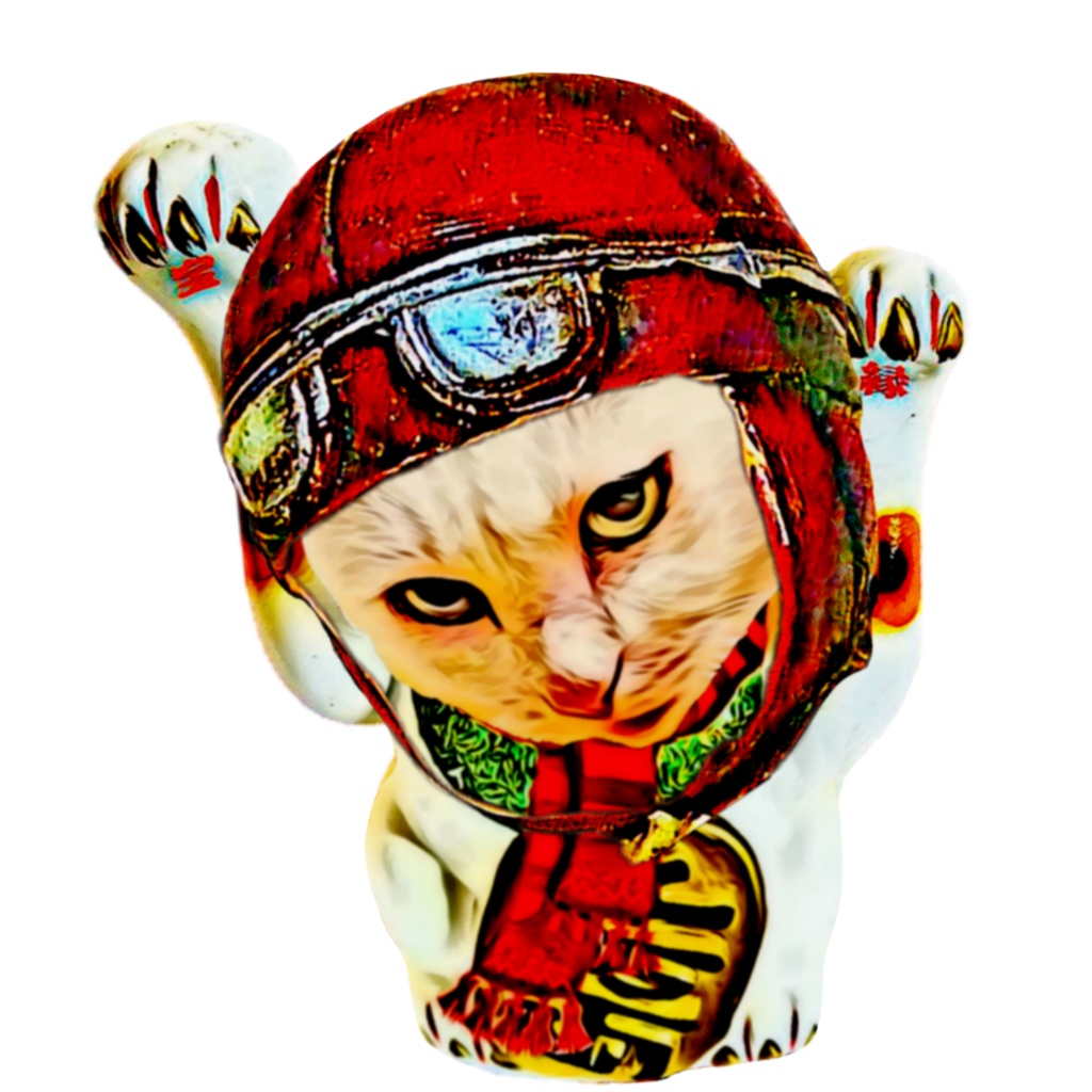 【Tシャツ】RIDER 招き猫