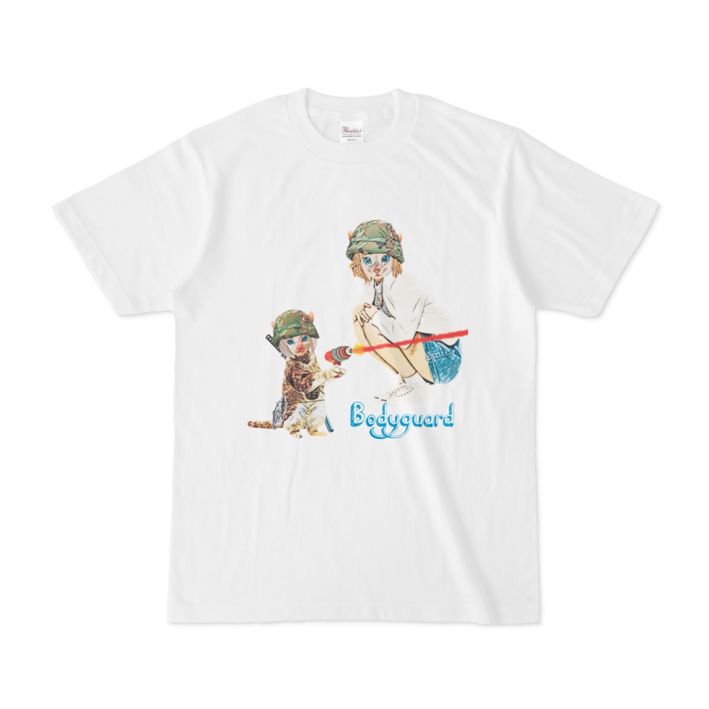 【Tシャツ】Bodyguard cat