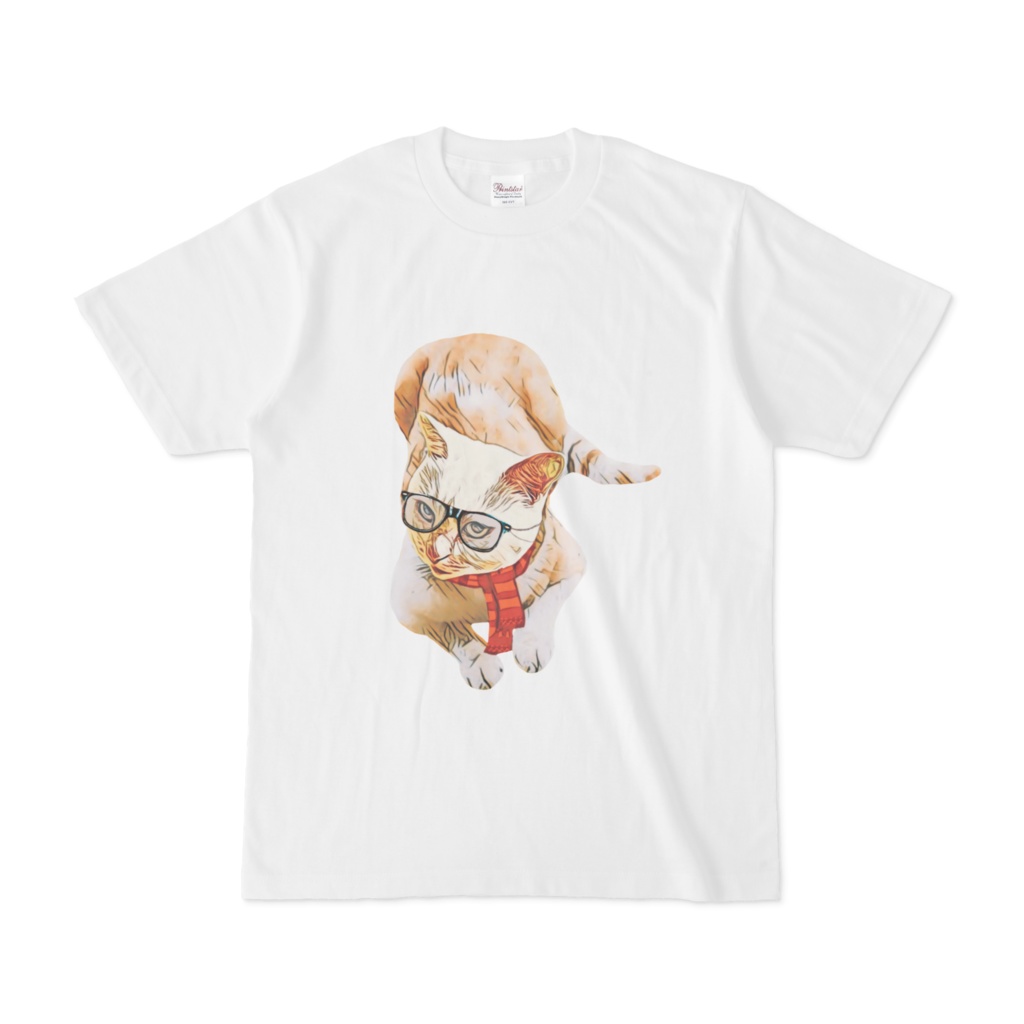 【Tシャツ】メガネCAT