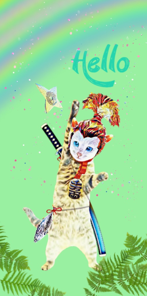 【クリアiPhoneケース】Ninja boy