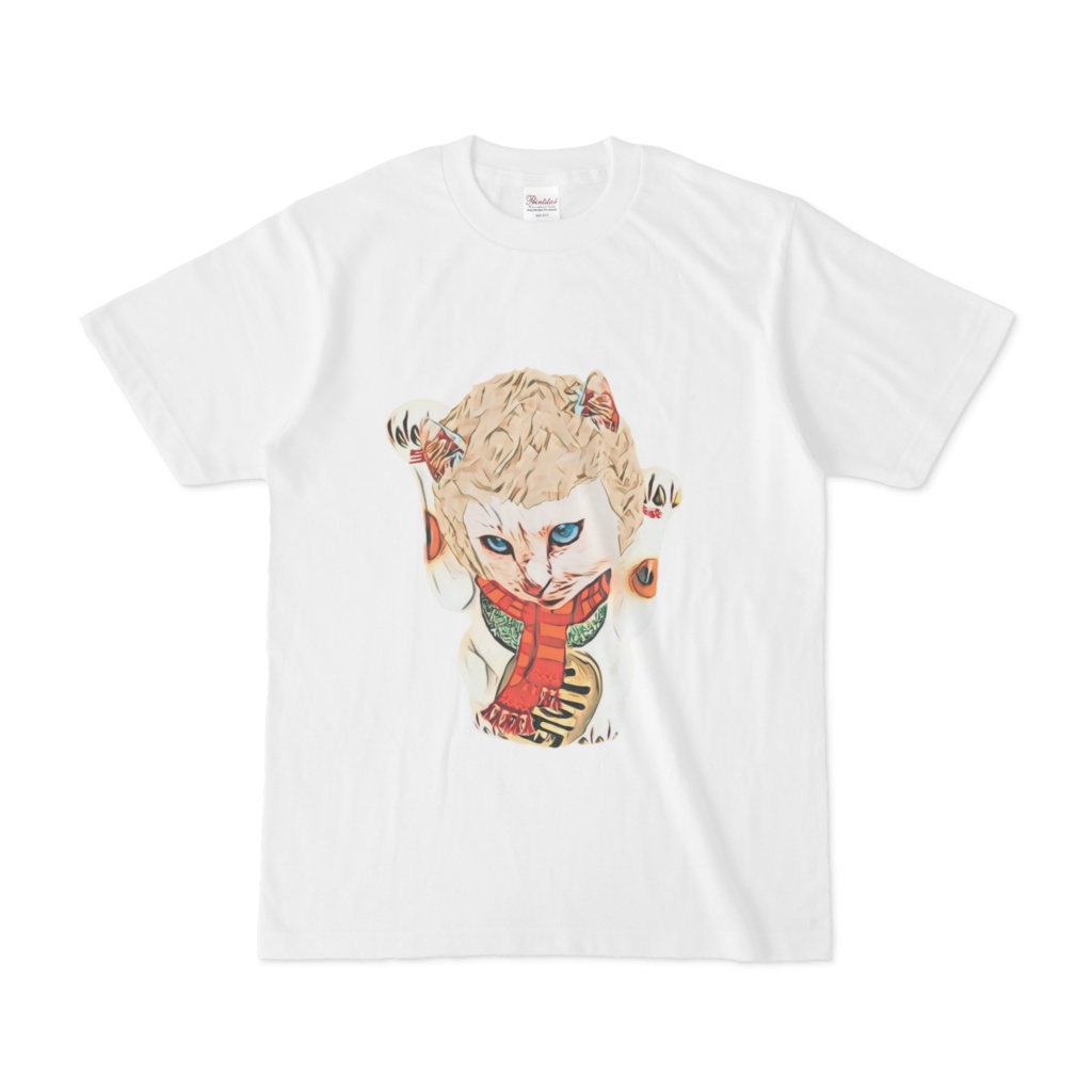 【Tシャツ】金髪招き猫
