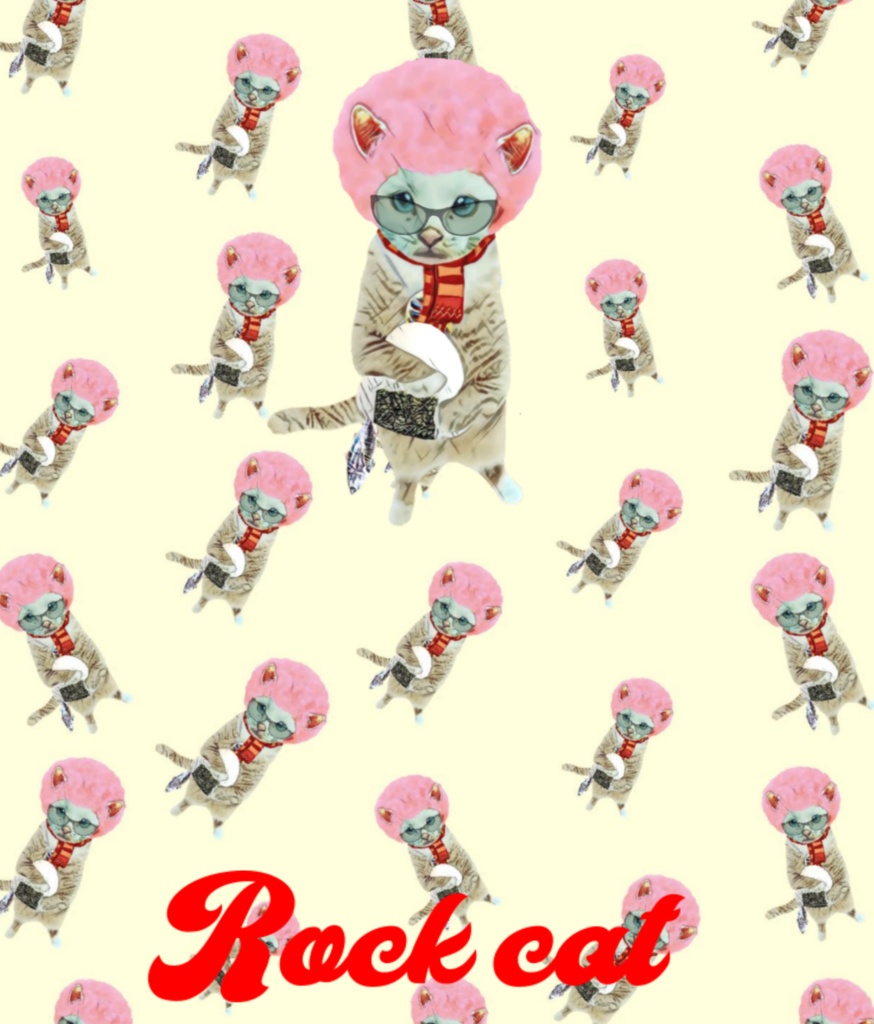 【スマホリング】チビアフロCAT