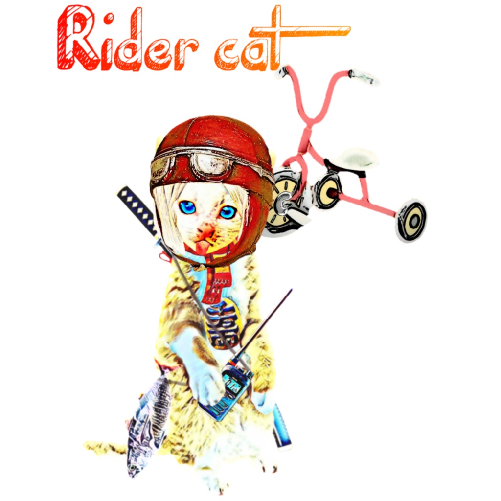 【Tシャツ】Rider cat 2
