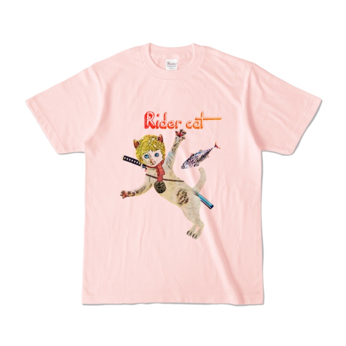 【カラーTシャツ】Rider cat boy
