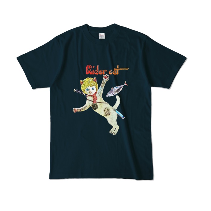 【カラーTシャツ】Rider cat boy