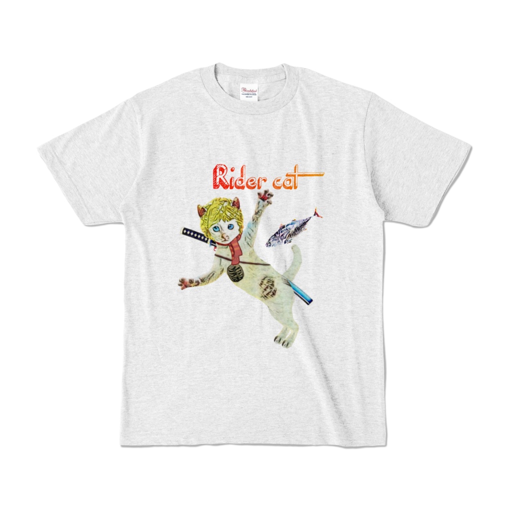 【カラーTシャツ】Rider cat boy