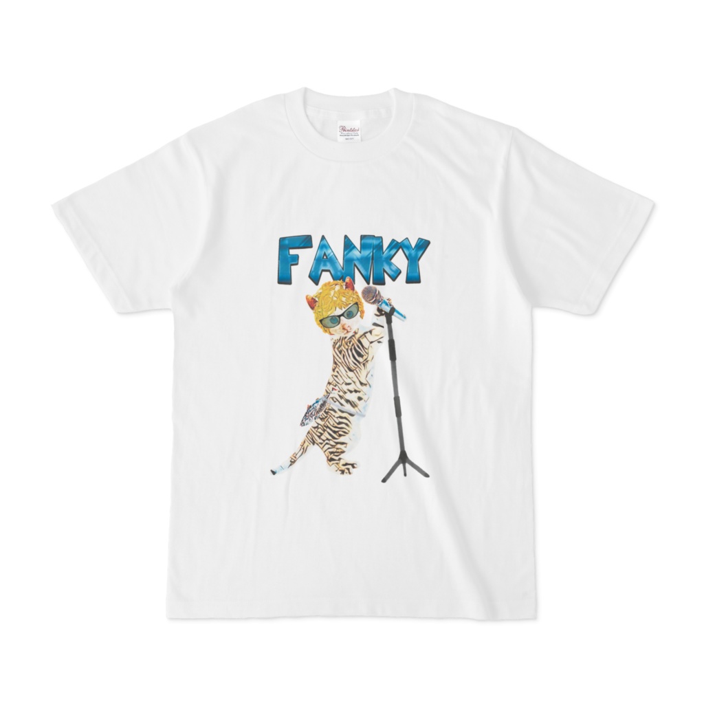 【Tシャツ】Rock cat Fanky