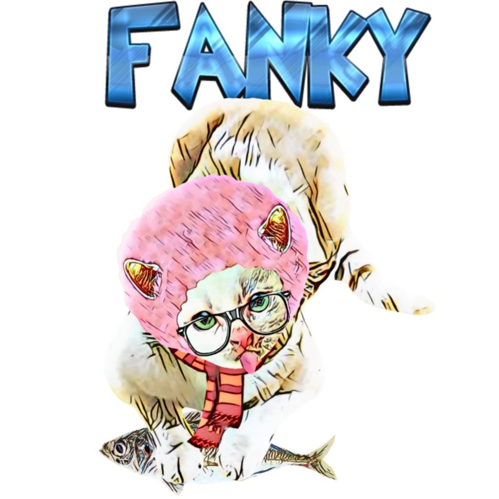 【Tシャツ】FANKY CAT ランチ