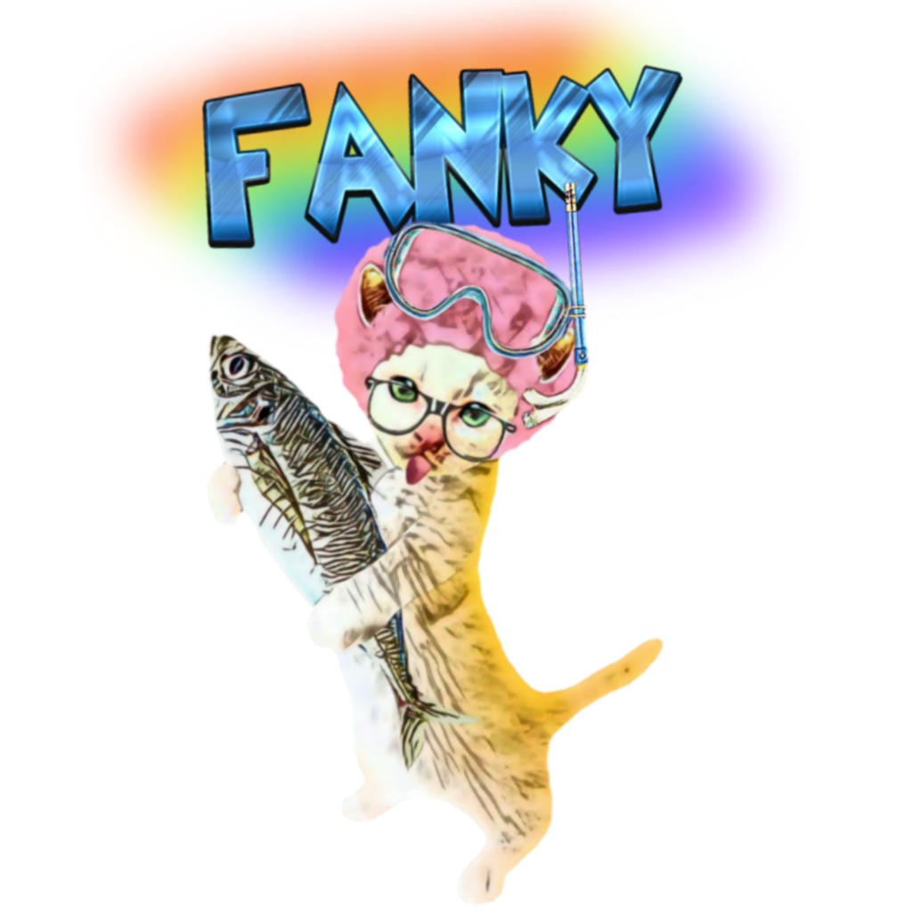【Tシャツ】チビFANKY CAT