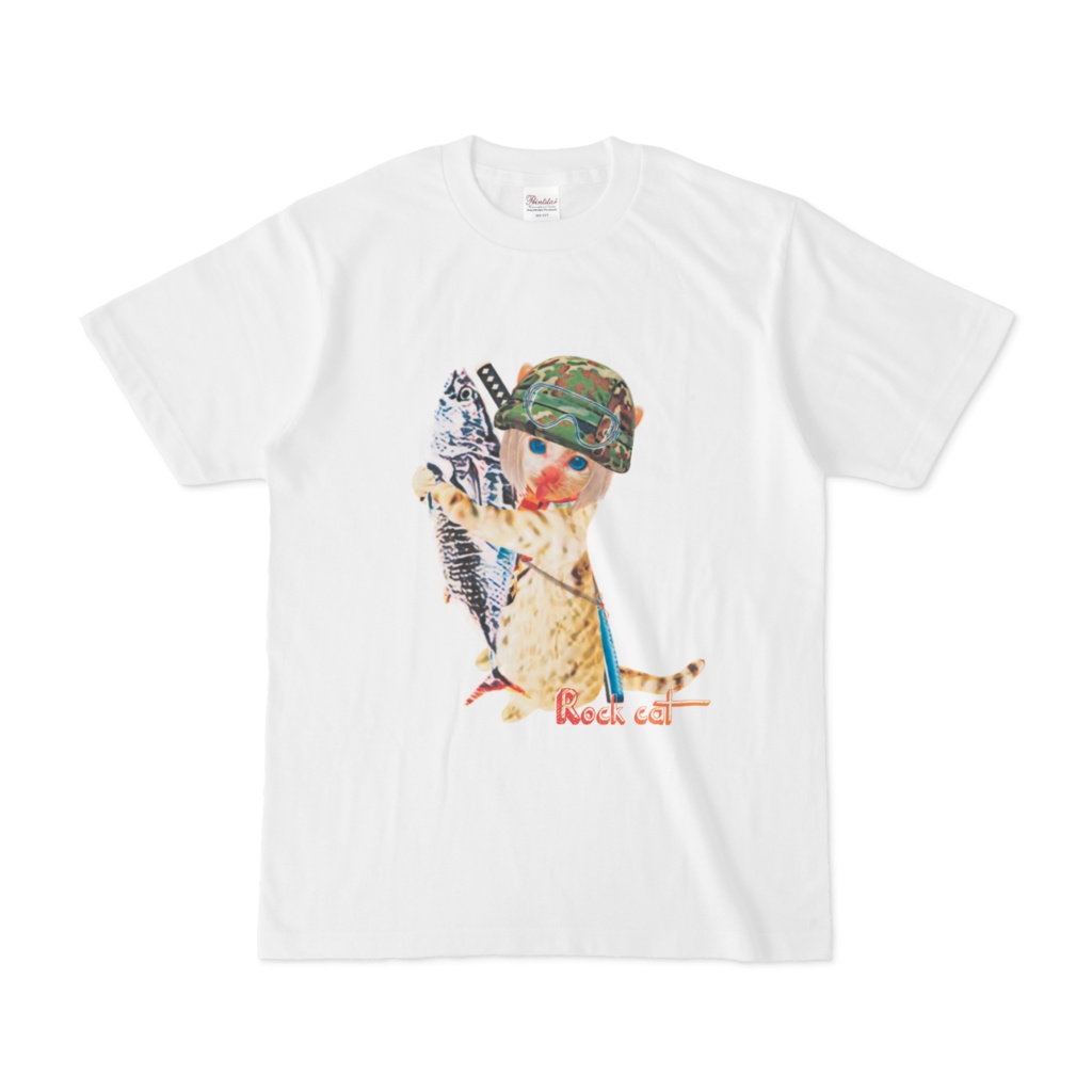 【Tシャツ】Rock cat Girl
