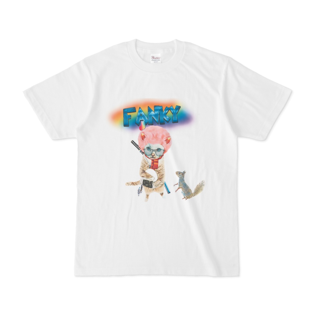 【Tシャツ】OMUSUBI FANKY  CAT 