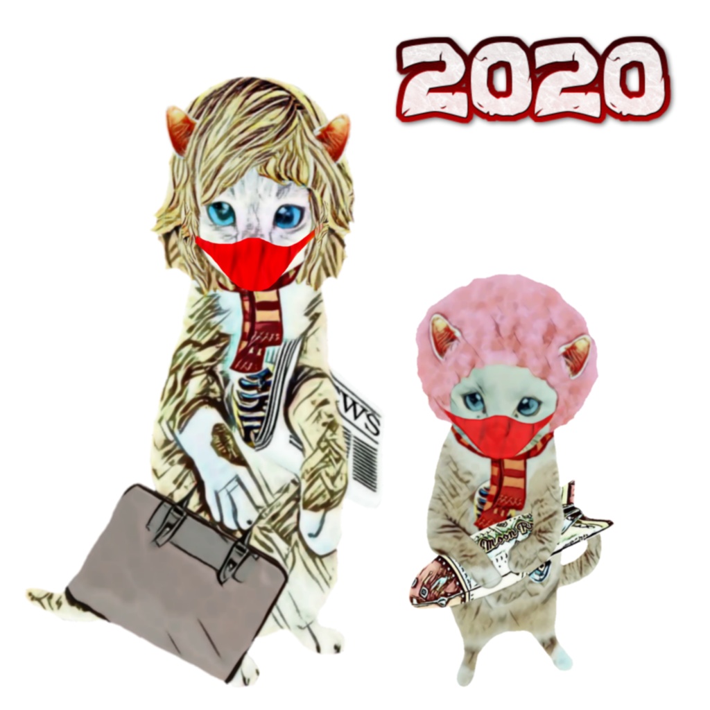 【Tシャツ】CAT BOY&GIRL 2020