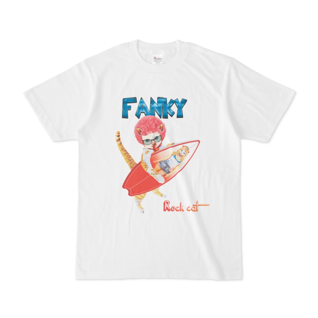 【Tシャツ】Fanky Rock cat