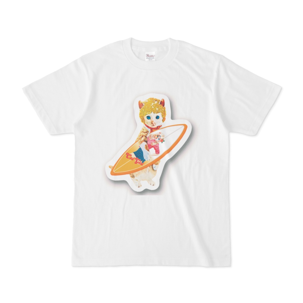 ステッカー風 CAT BOY