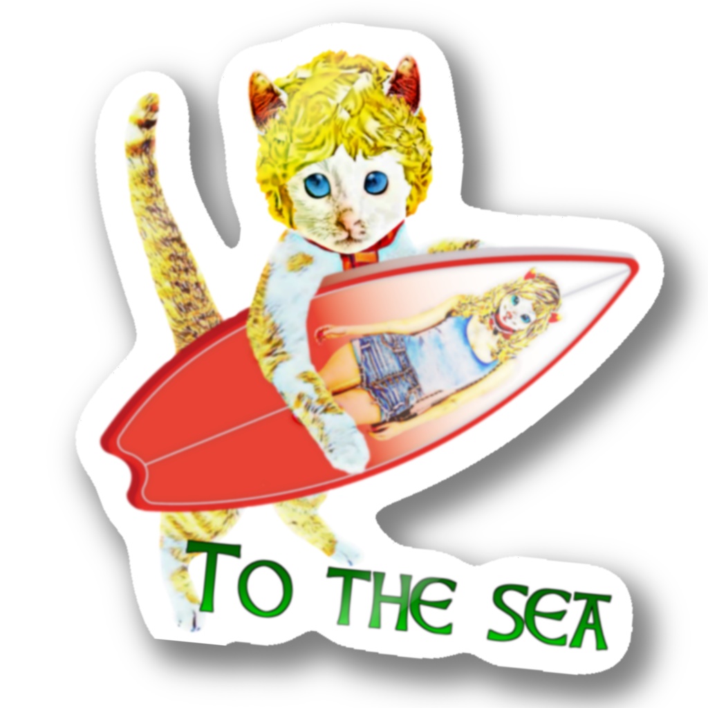 ステッカー CAT BOY