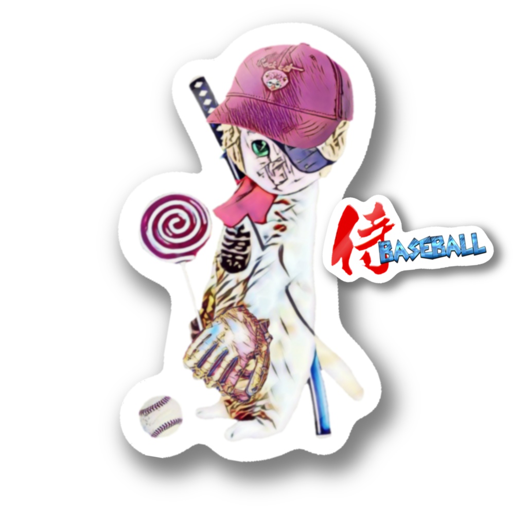 ステッカー 侍BASEBALL