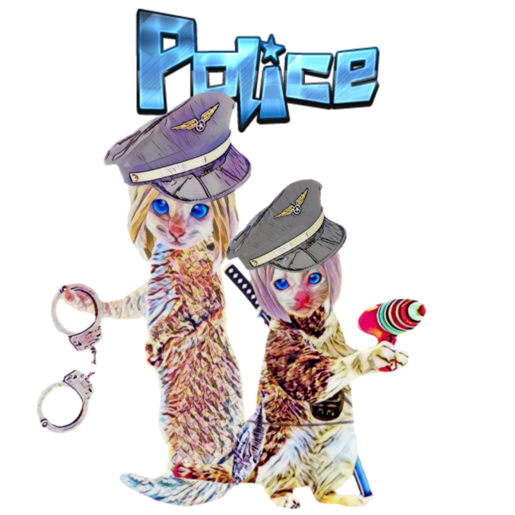 エコバック Police cat