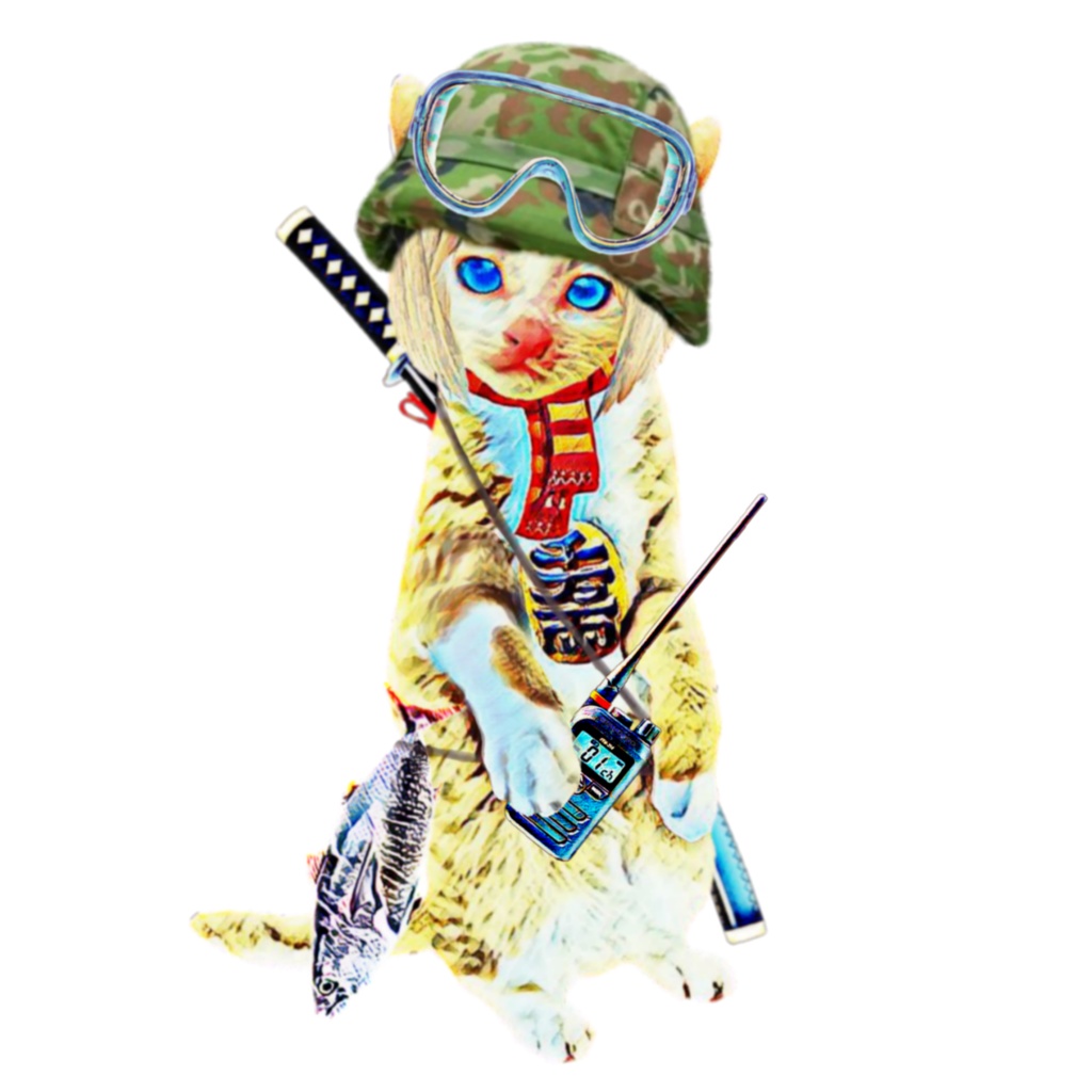 エコバック Military cat