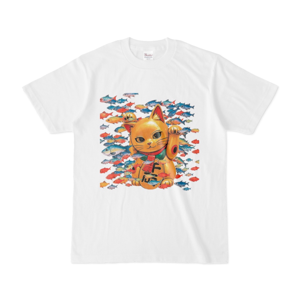 魚群と招き猫