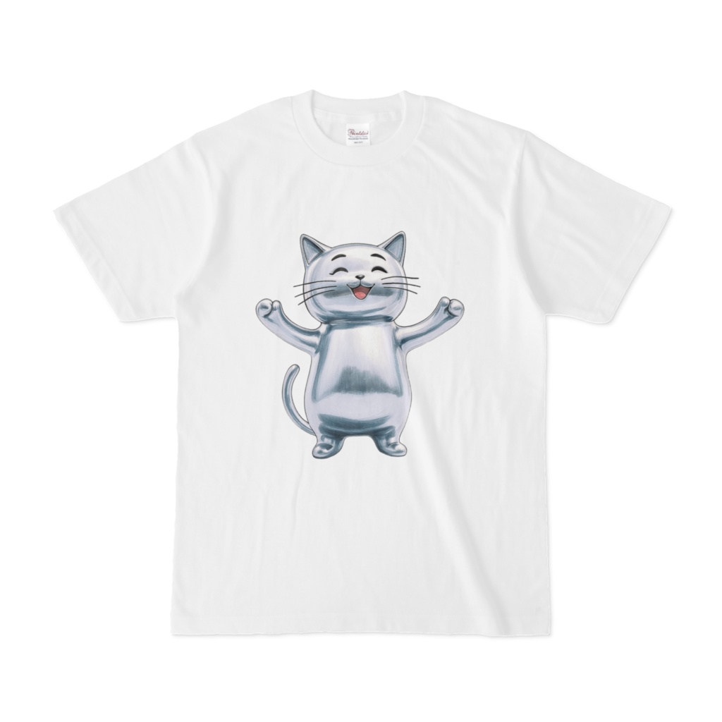 銀メタにゃんこ