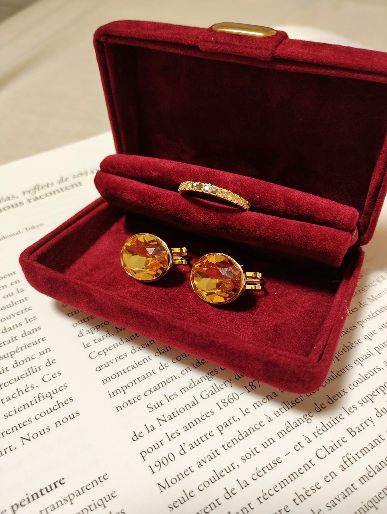 トパーズcolor🔶イヤリング