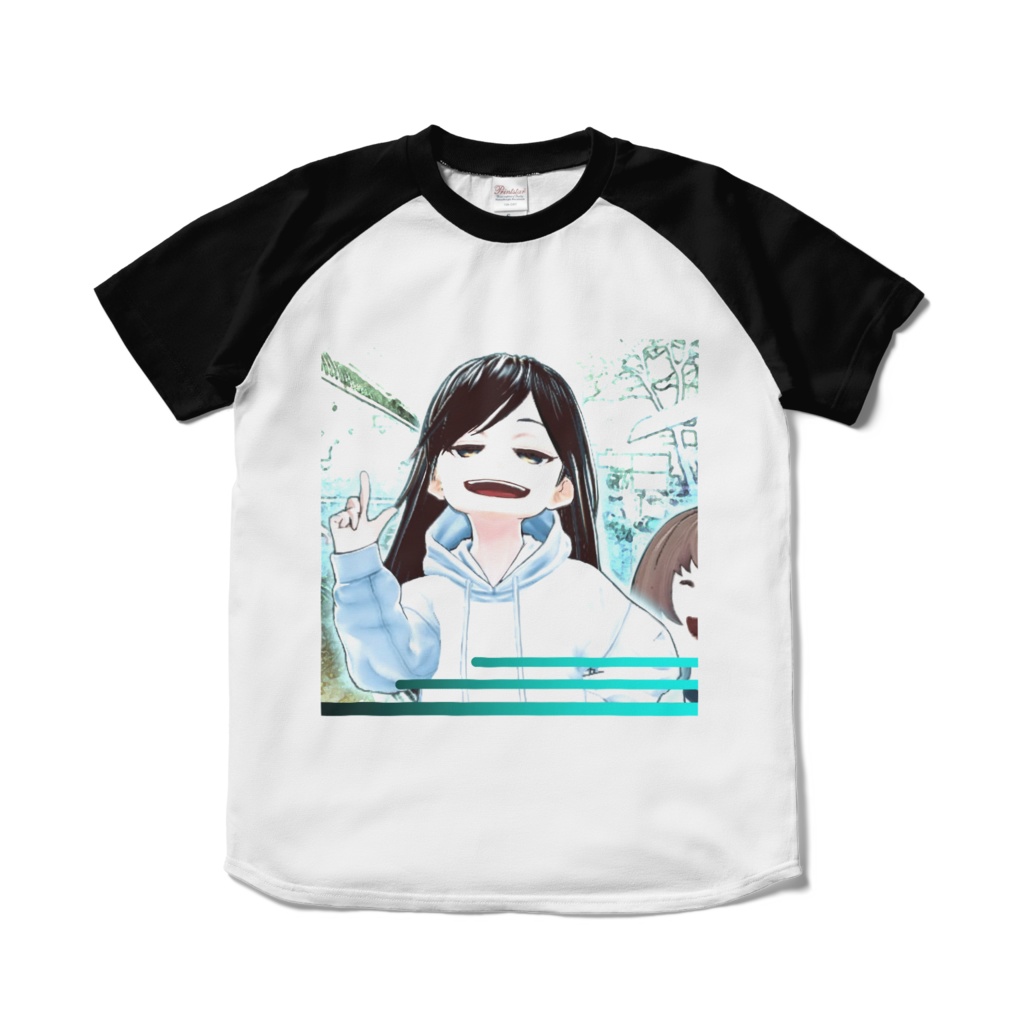 「ドゥリル蝉」ジャケ絵 ラグランTシャツ