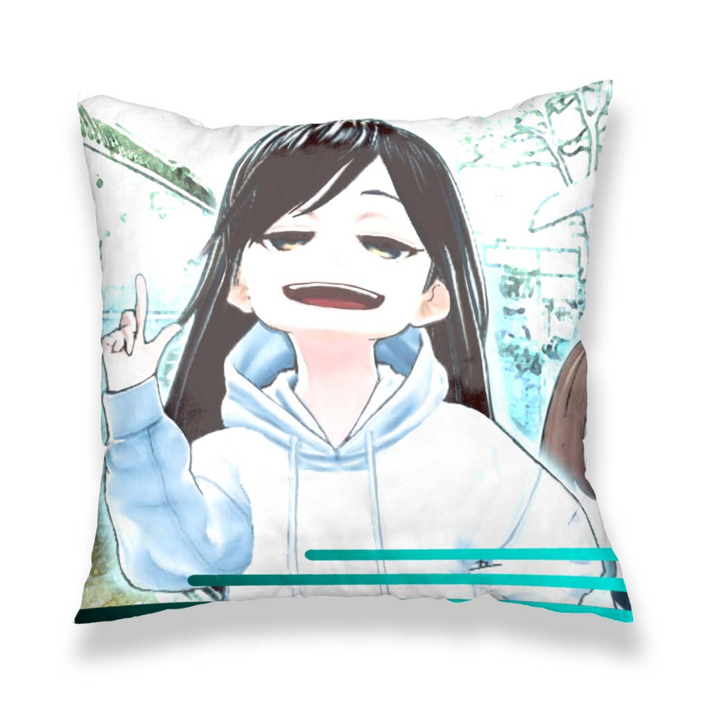 「ドゥリル蝉」ジャケ絵クッションカバー