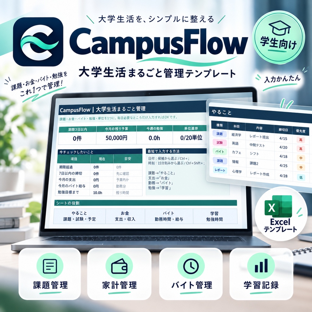 CampusFlow｜大学生活まるごと管理