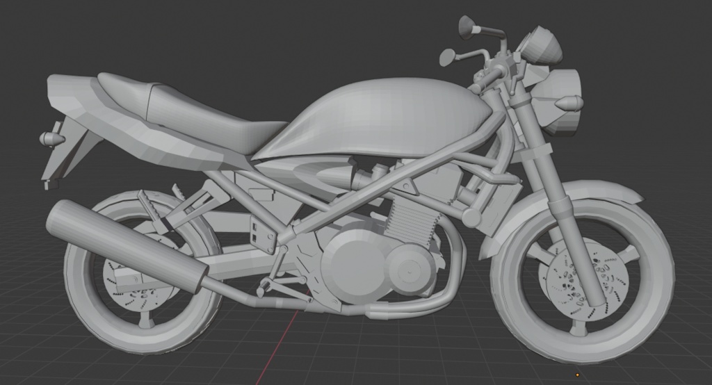 バイク模型 3Ⅾプリンター用STLデータ