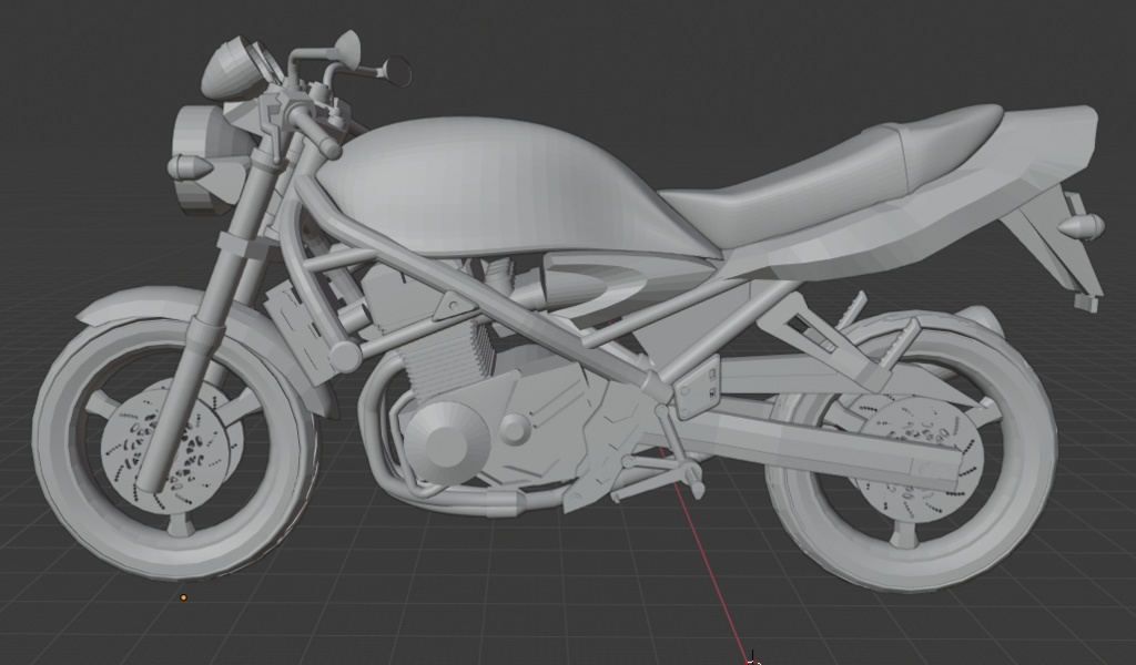 バイク模型 3Ⅾプリンター用STLデータ