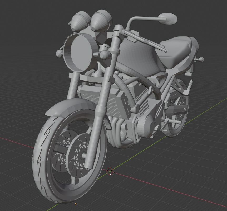 バイク模型 3Ⅾプリンター用STLデータ