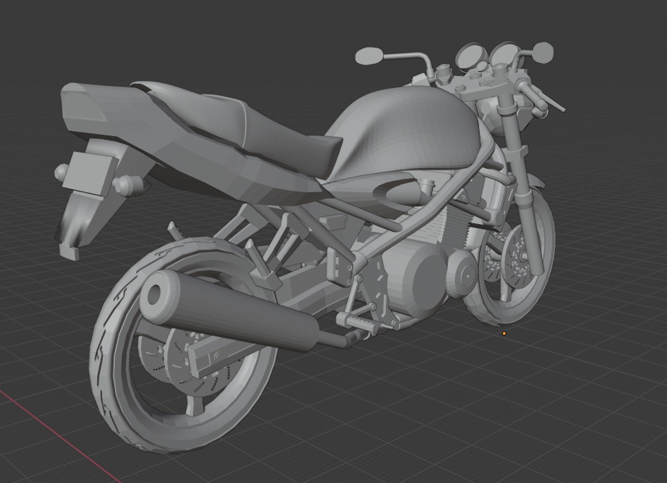 バイク模型 3Ⅾプリンター用STLデータ