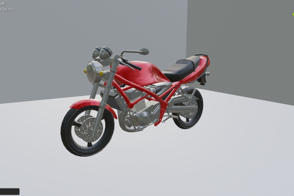 バイク 3D 7色