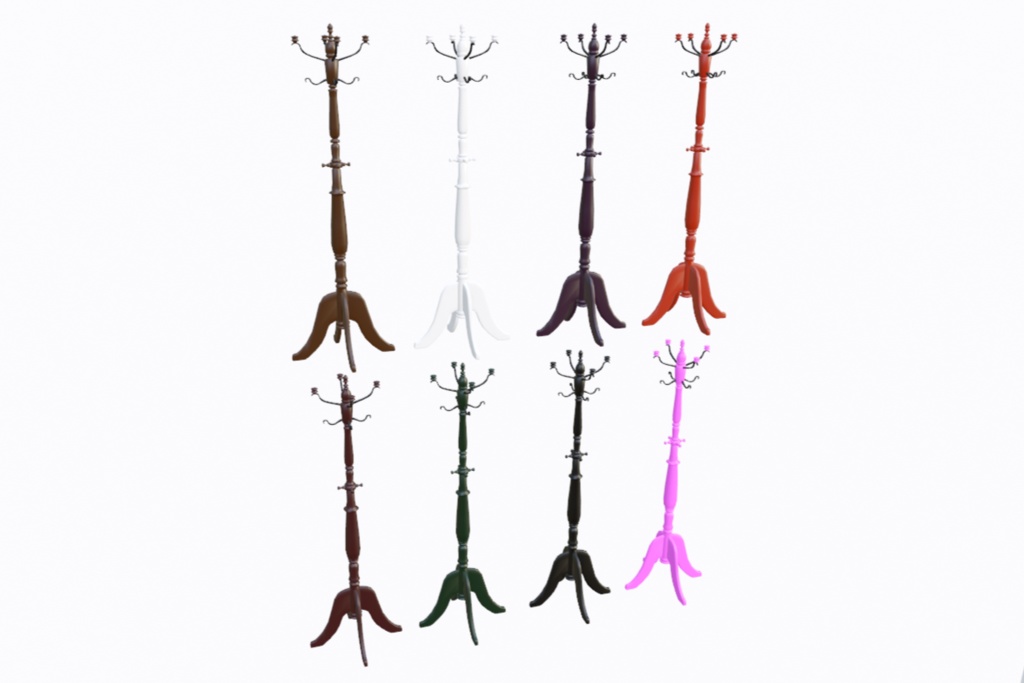 アンティーク風な家具11種類(カラバリあり)