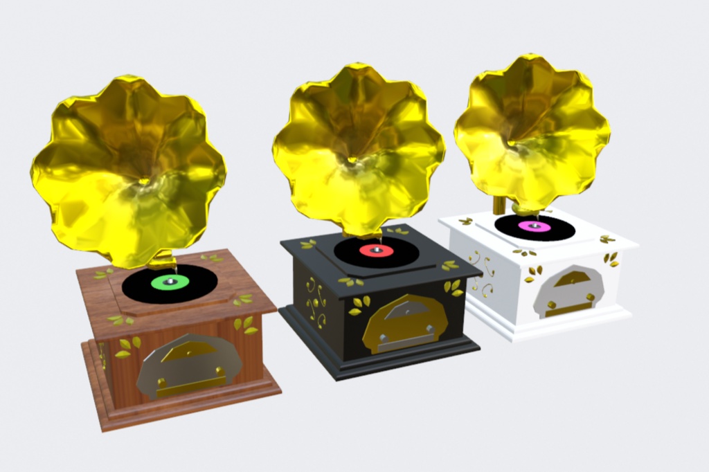 アンティーク風な家具11種類(カラバリあり)