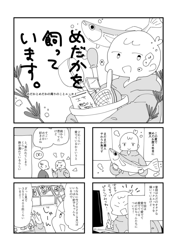 めだかを飼っています。