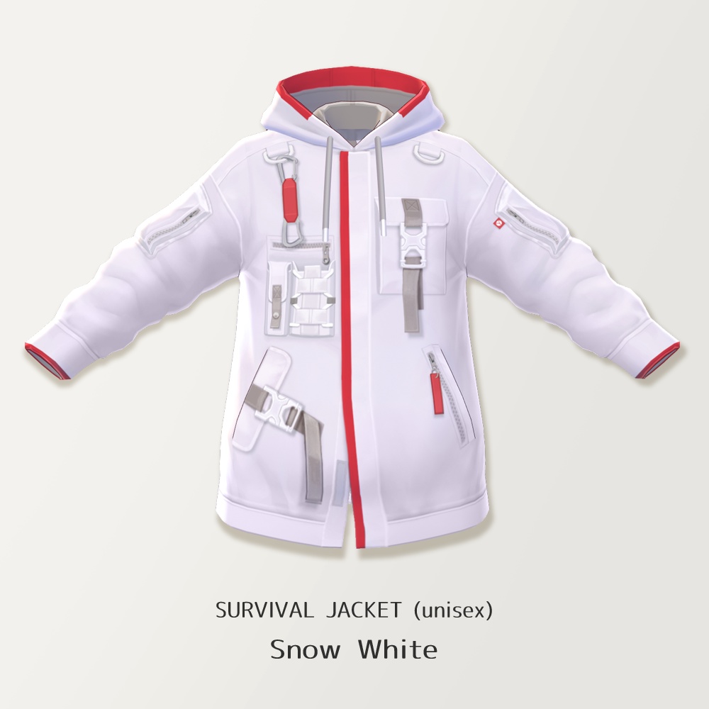【VRoid】SURVIVAL JACKET (unisex) 【VRoid β & stable ver.】