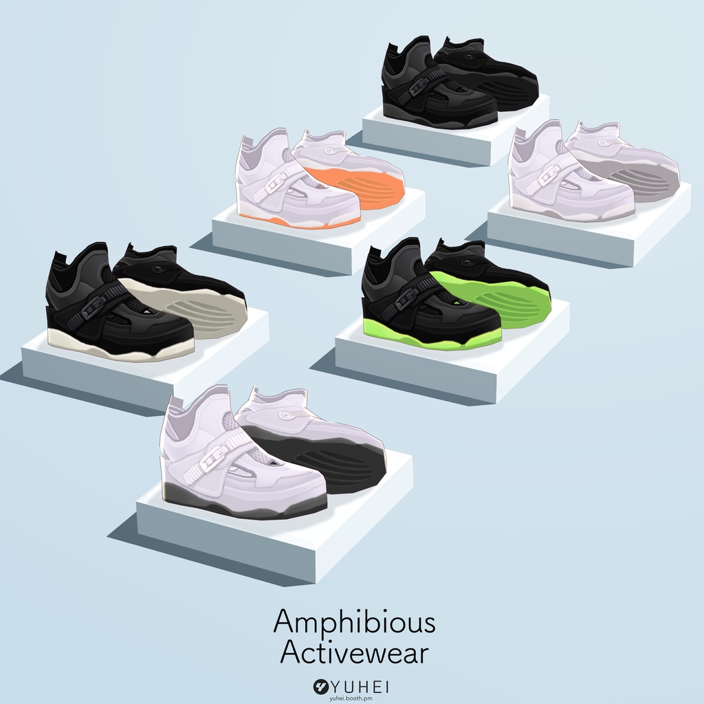 【VRoid正式版対応】Amphibious_Activewear【VRoid stable ver.】