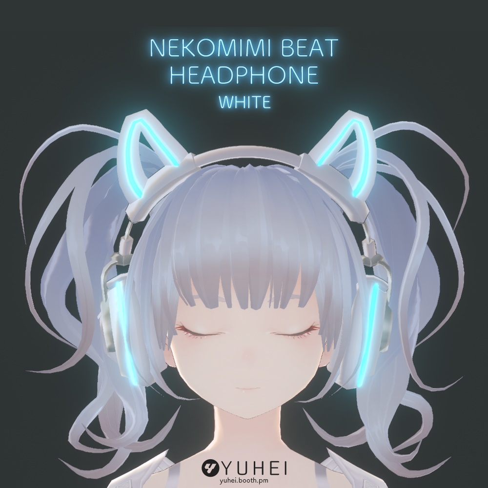 NEKOMIMI BEAT HEADPHONE【BLACK&WHITE】