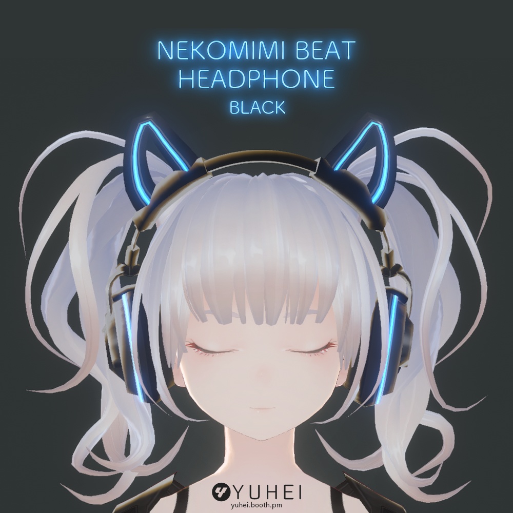 NEKOMIMI BEAT HEADPHONE【BLACK&WHITE】