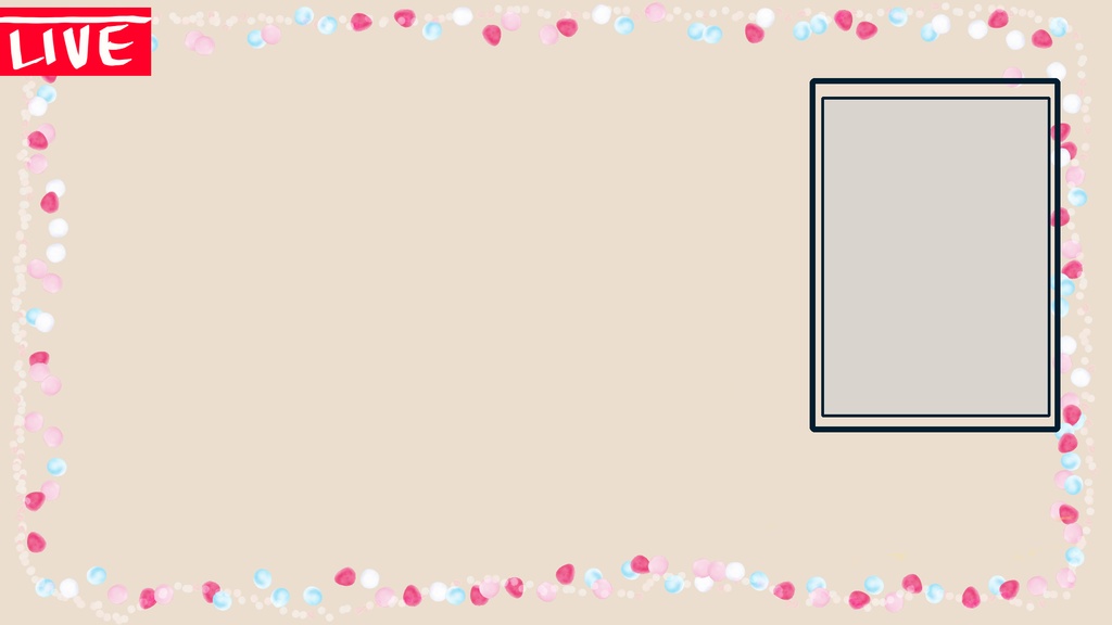 【無料配布】背景素材【お菓子背景】