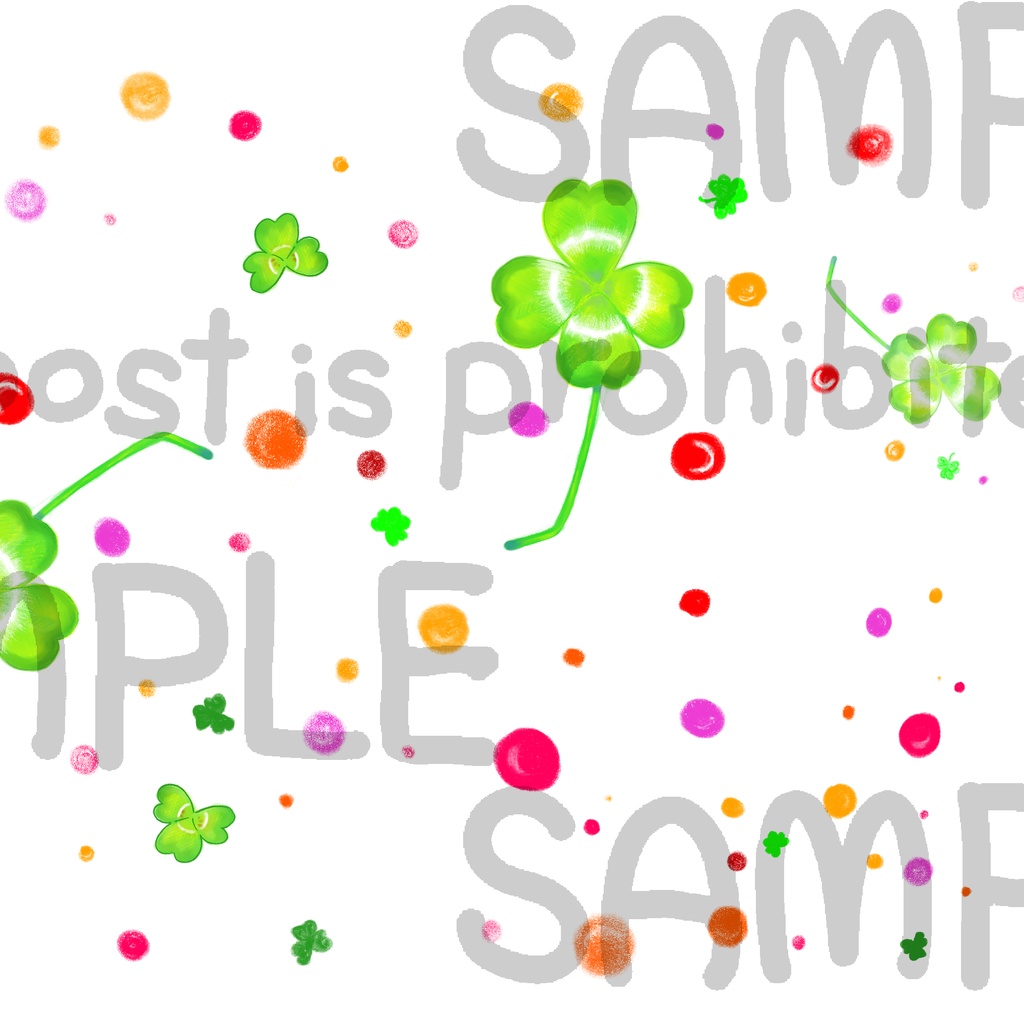 クローバーマスキングテープ