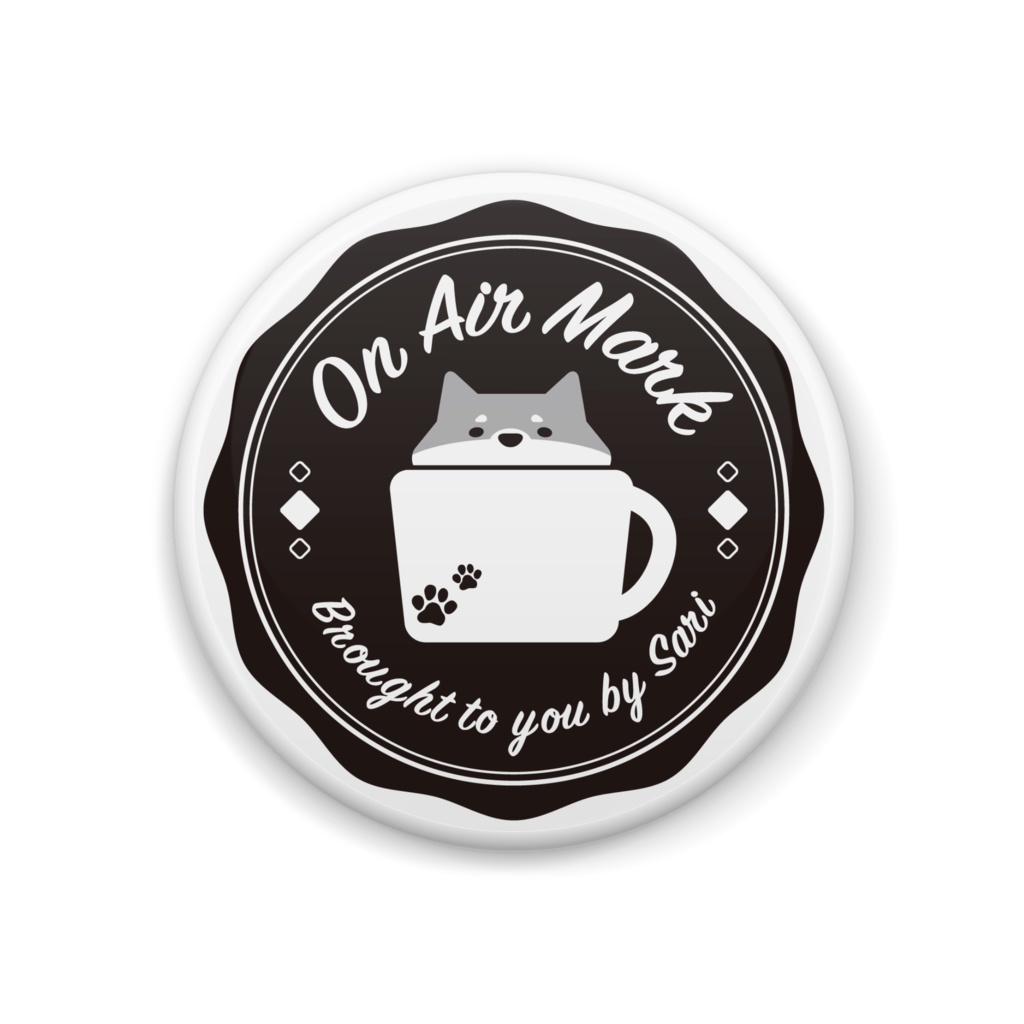 ポイントロゴ缶バッジ