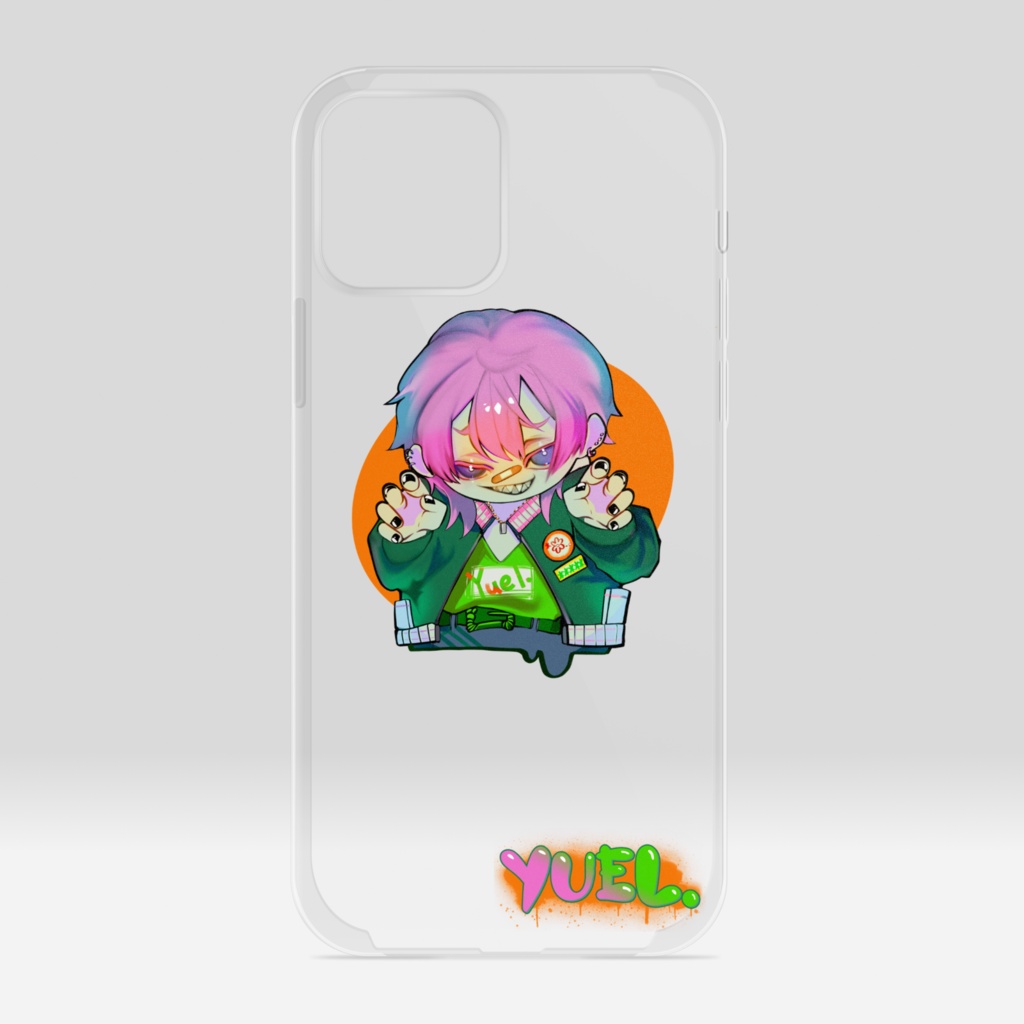 yuel.くん　クリアiPhoneケース（12／12Pro対応）
